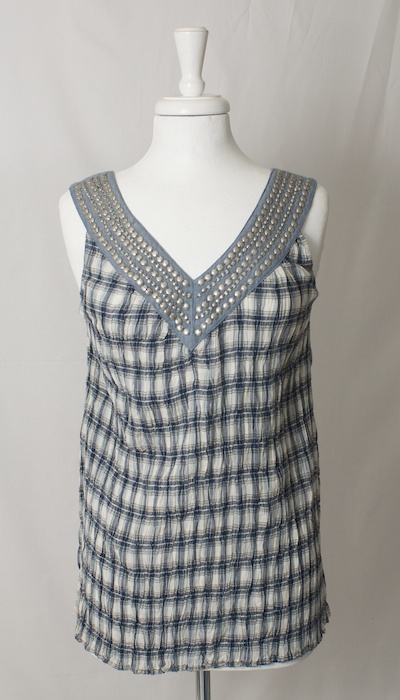 Pulz Jeans - Ärmlös Top Snerle Blue 