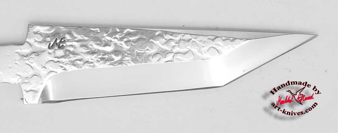 B6TFD NORDIC Tanto Forged surface