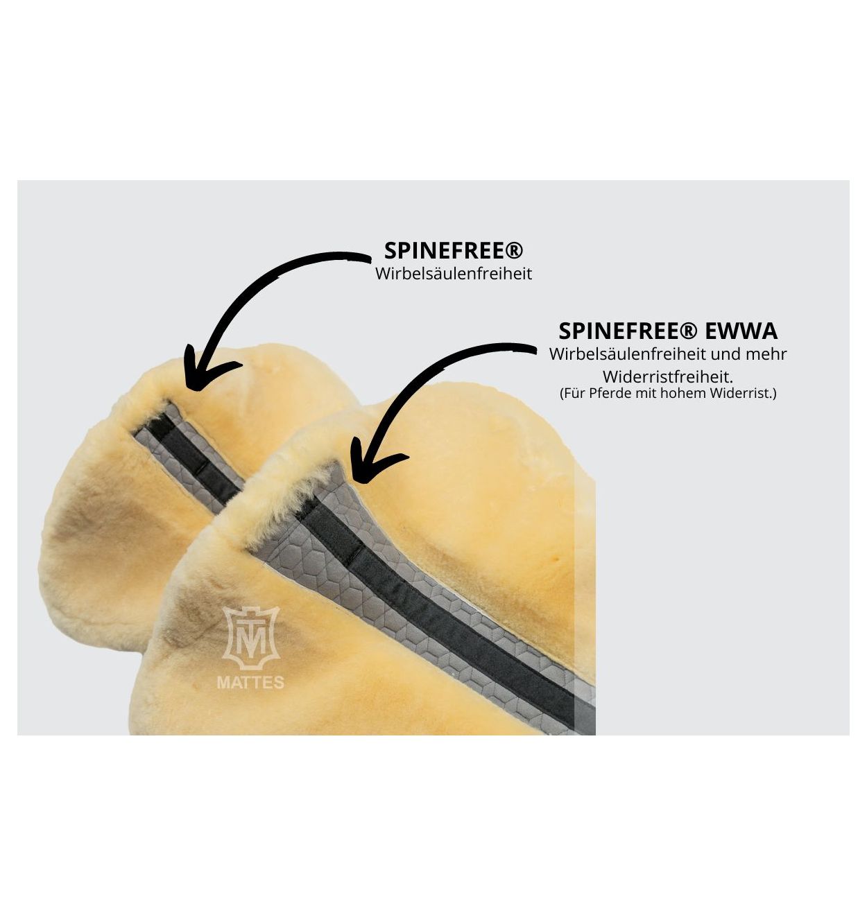 Mattes Korrigeringspad EWWA Saddle-Fix - 2