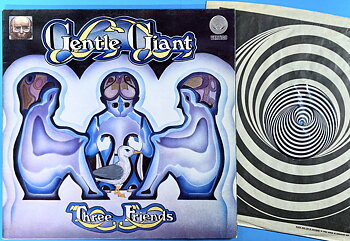 GENTLE GIANT - Three friends UK-orig Vertigo LP 1972