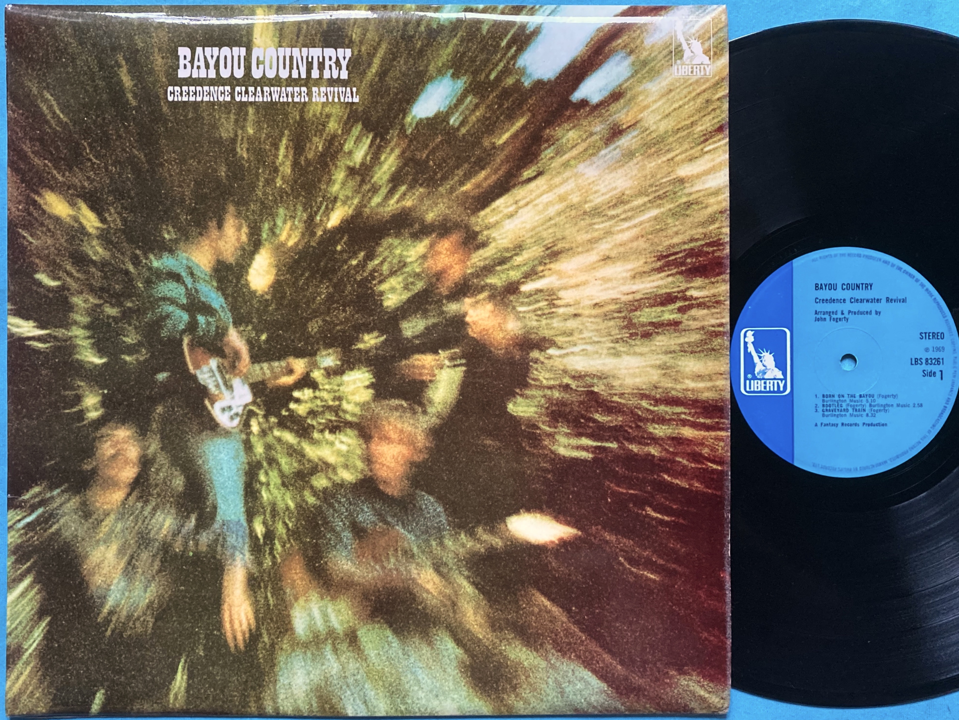 CREEDENCE CLEARWATER REVIVAL - Bayou country UK-orig LP 1969