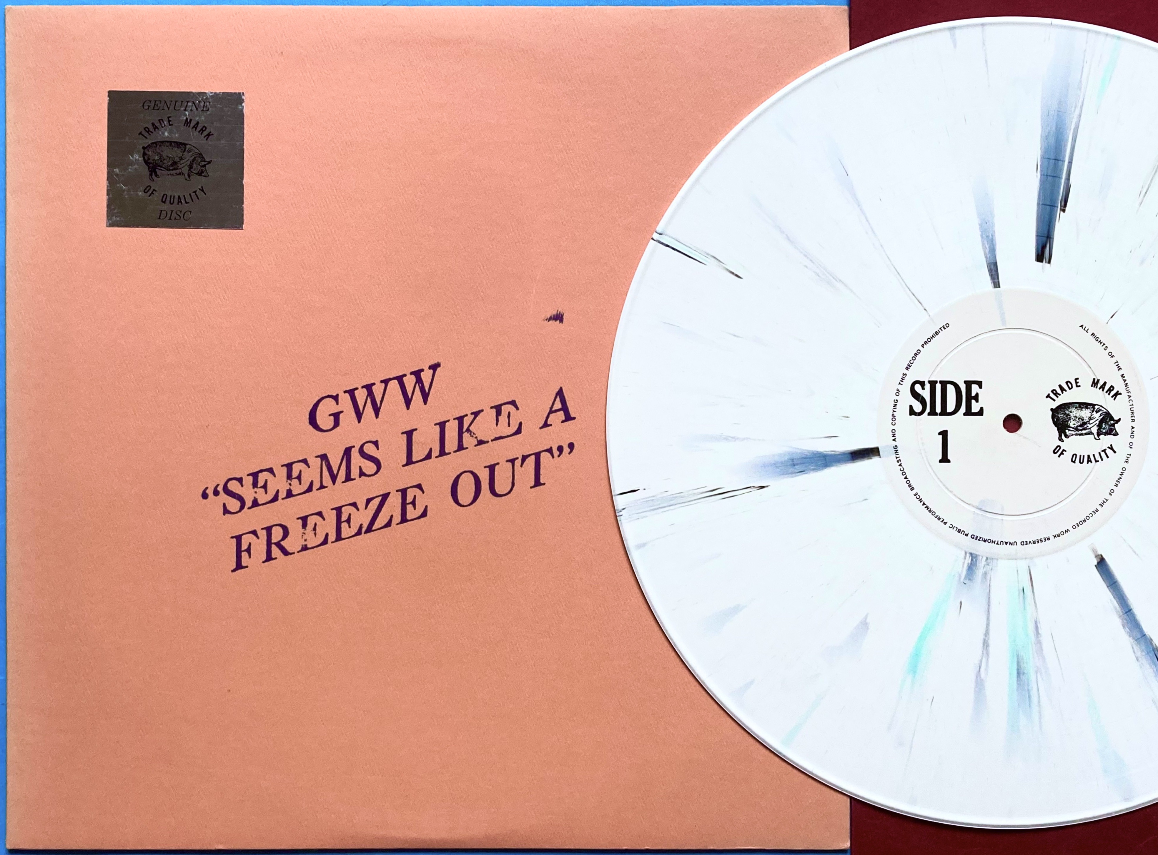 BOB DYLAN - GWW Seems like a freeze out US TMOQ Splatter LP 1970´s  - 2