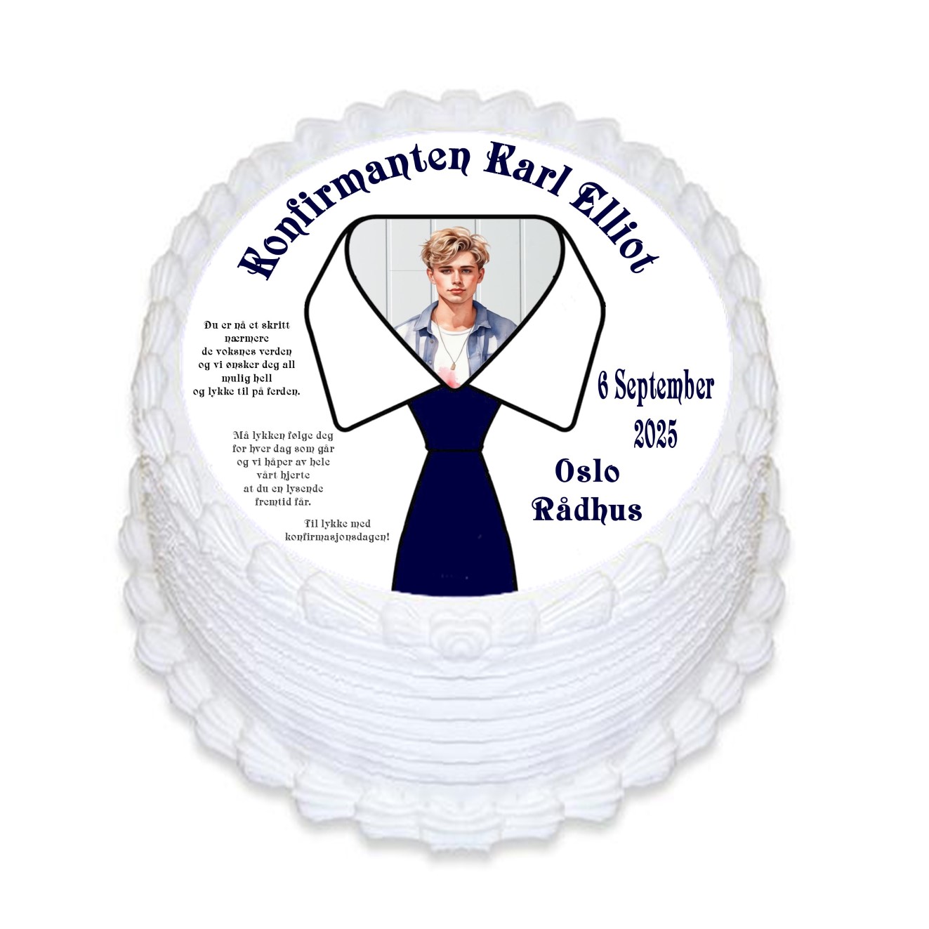 Kakebilde Konfirmasjon 14 R