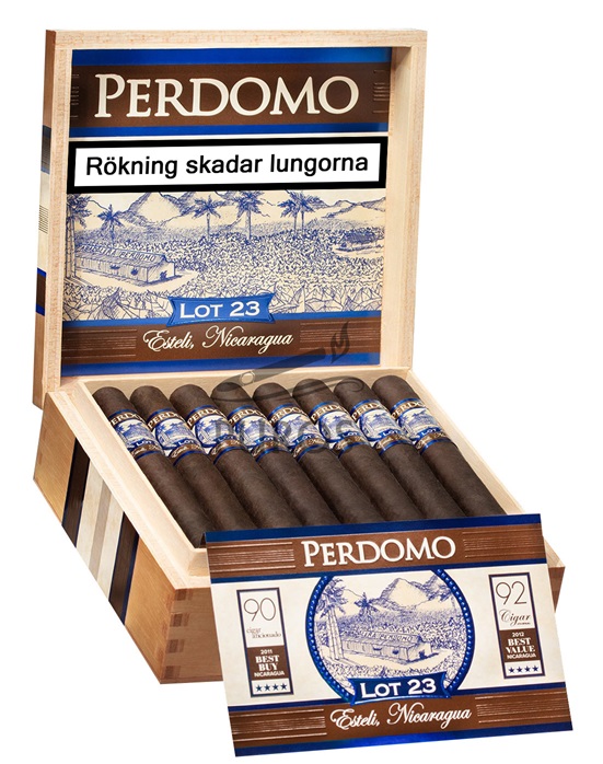Perdomo Lot 23 Maduro Robusto  Cigarrlåda 24-pack