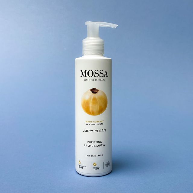 Juicy clean purifying creme.mousse  - Mossa certified skincare - 3