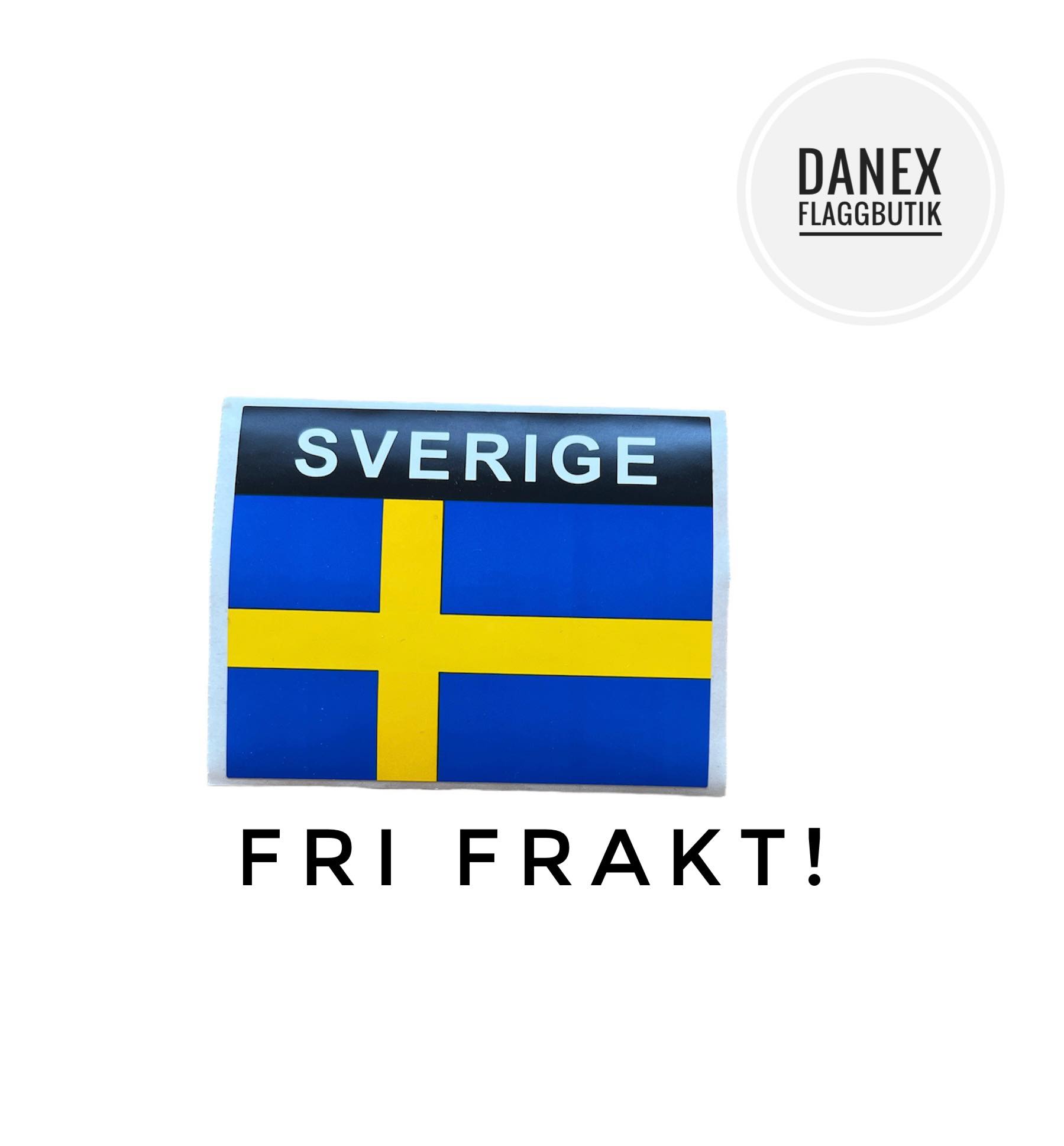 Klisterdekal - Sverige 