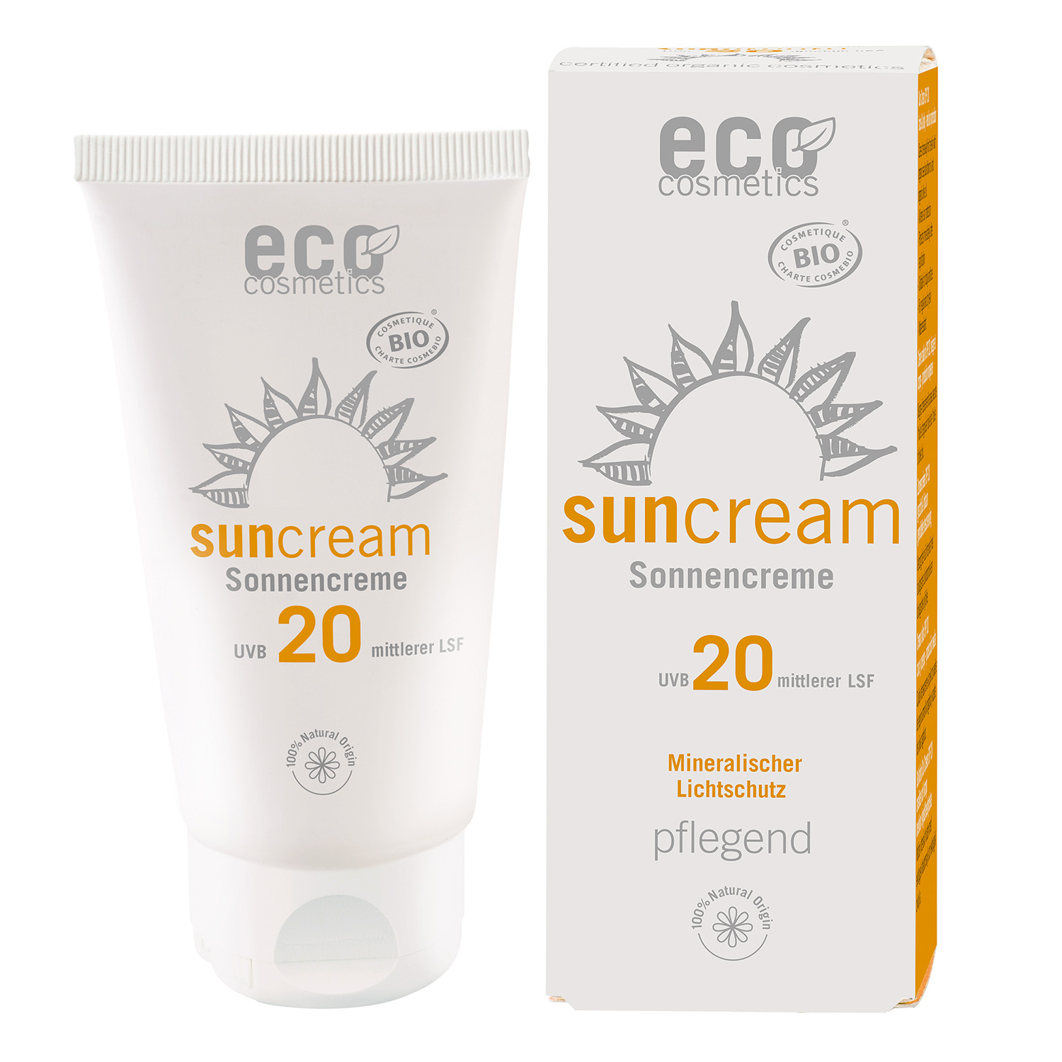 ECO Cosmetics Aurinkosuoja 20 SPF tyrni 75ml