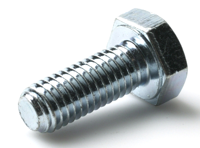 Sekskantet bolt ISO 4014 blankgalvanisert FZB - 2