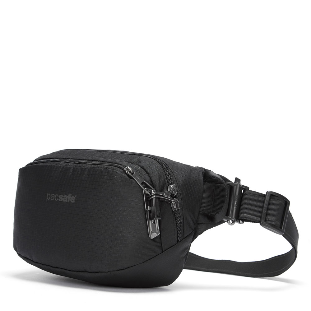Stöldsäker midjeväska - PACSAFE V Anti-Theft Hip Pack Black