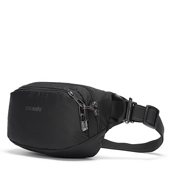 Stöldsäker midjeväska - PACSAFE V Anti-Theft Hip Pack Black