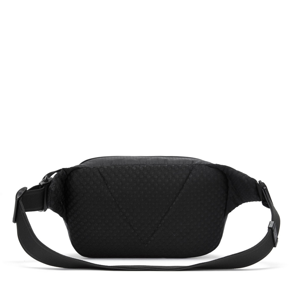 Stöldsäker midjeväska - PACSAFE V Anti-Theft Hip Pack Black - 4