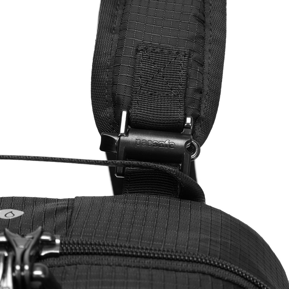 Stöldsäker ryggsäck - PACSAFE Vibe 20 Anti-Theft Backpack Jet Black - 6