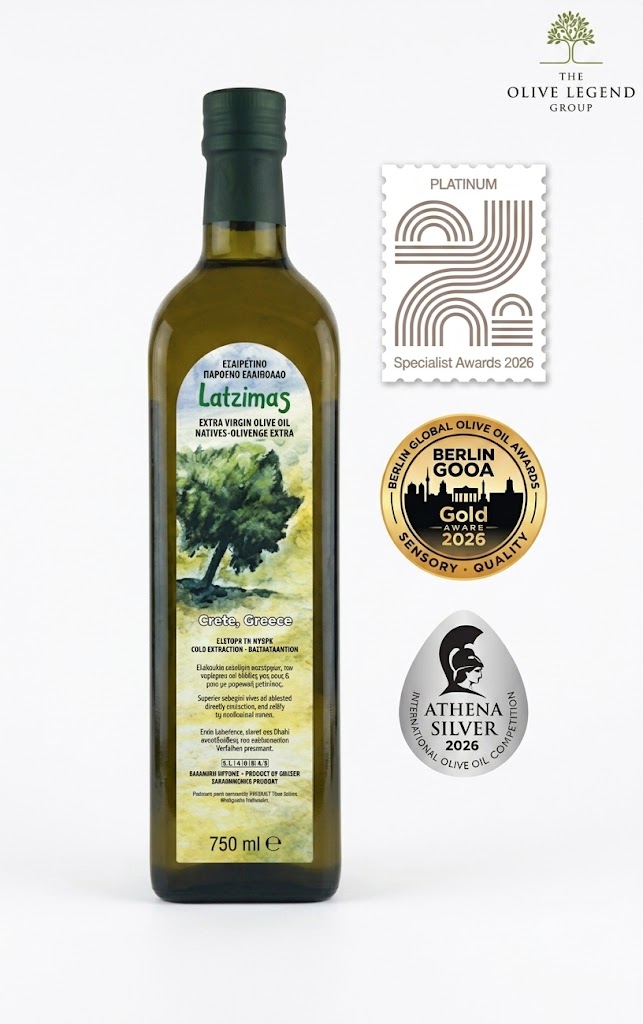 Latzimas, olivolja, från Kreta 750ml Extra Virgin 