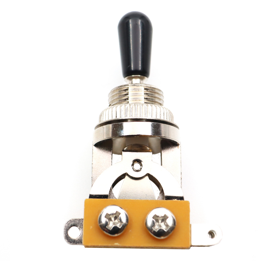 strings.fi 3Way "Les Paul" Toggle Switch Chrome (Black tip)