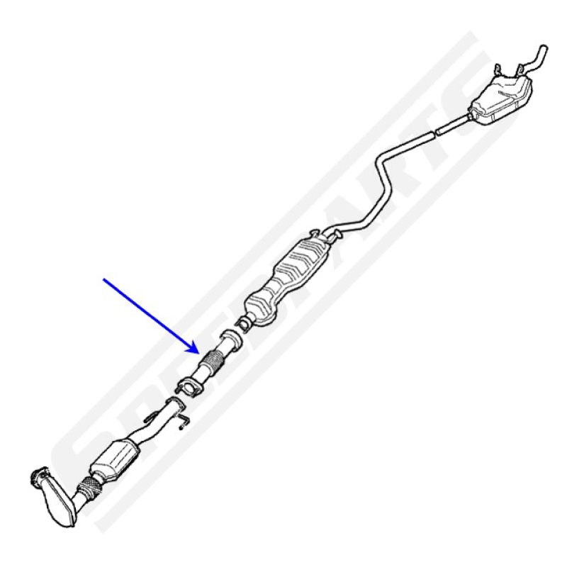 Intermediate pipe 9-5  - 2