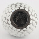 Ingrid Atterberg (Västkust 1943) Swelling Vase with White Dots 9 cm