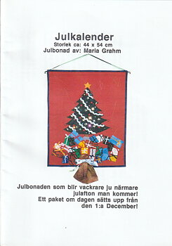 Mönster - Julkalender (väggbonad)