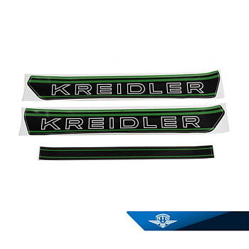 Decal kit Kreidler Florett. Black/green