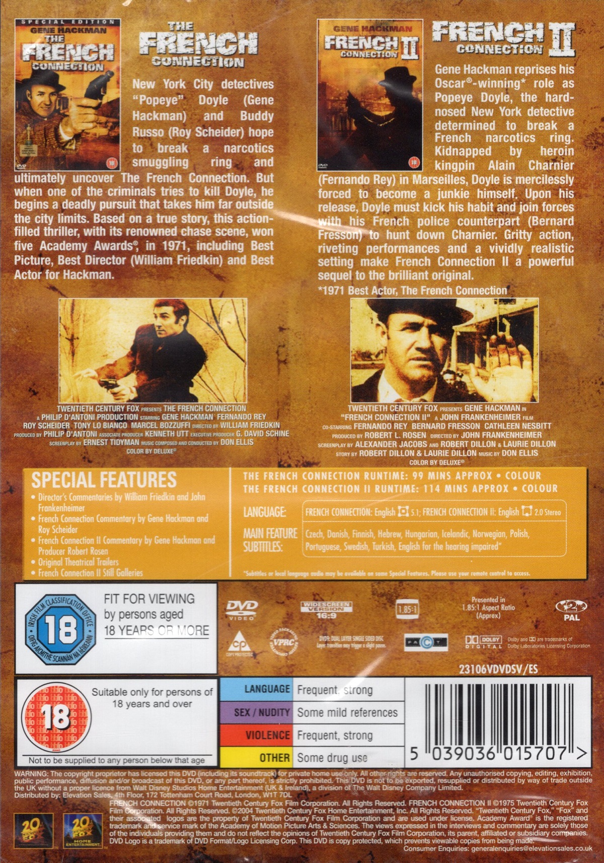 French Connection / French Connection II (2-disc) - 2