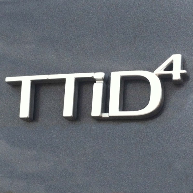 Emblem "TTiD4 " Rear