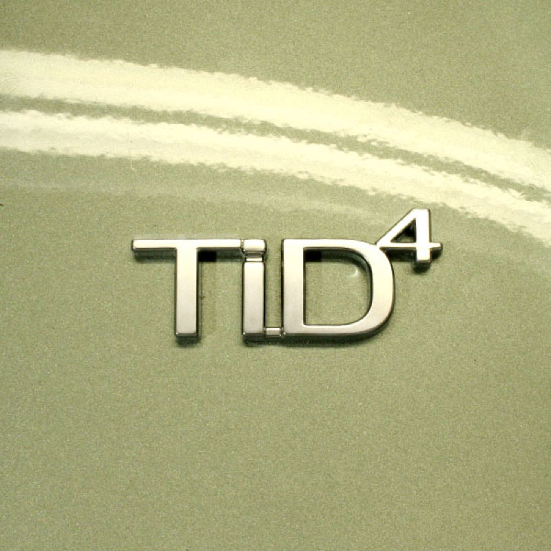 Emblem "TiD4 " Rear