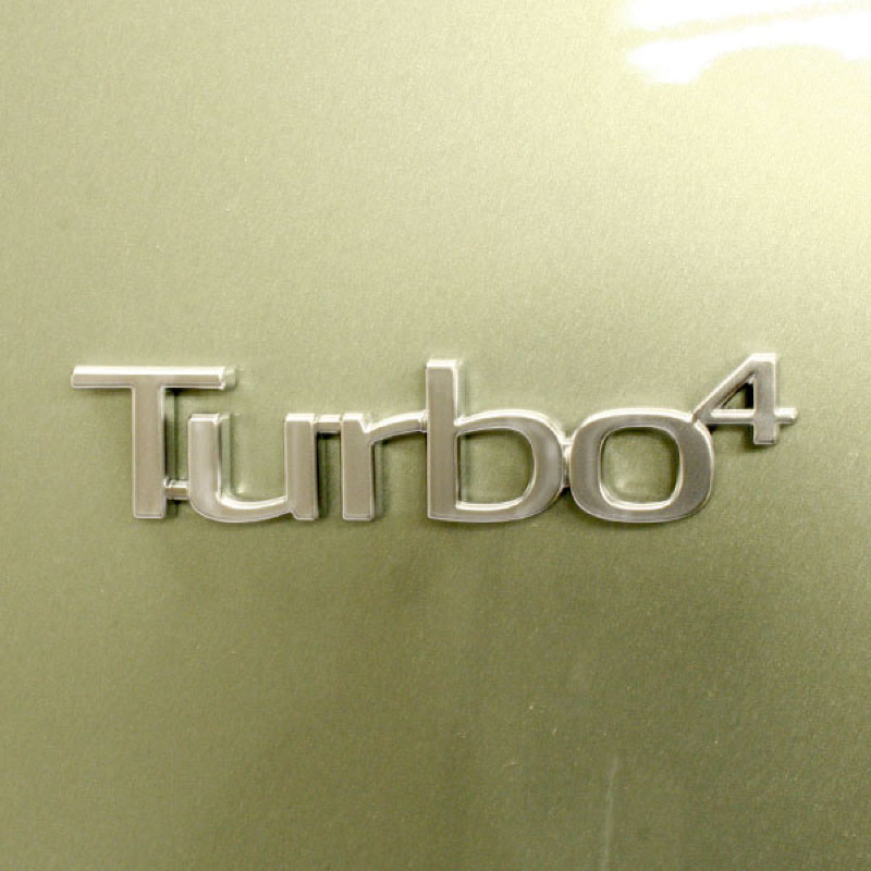 Emblem "Turbo4" Rear - 2