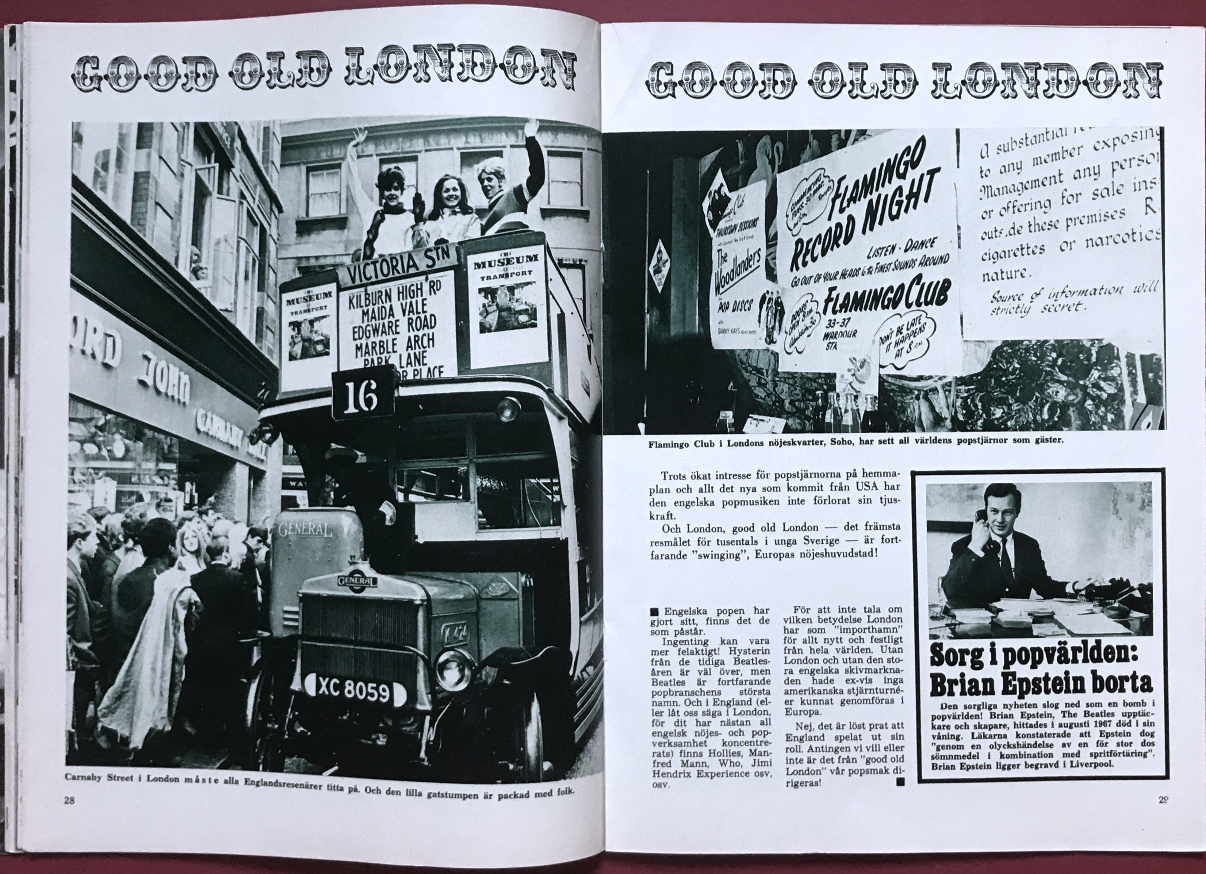 BILDJOURNALENS POP ALBUM 1968 - HOUNDS omslag - 10