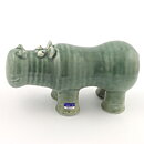 Lisa Larson (Large Zoo 1965) Honest Hippo (Green) 18/9 cm (1)