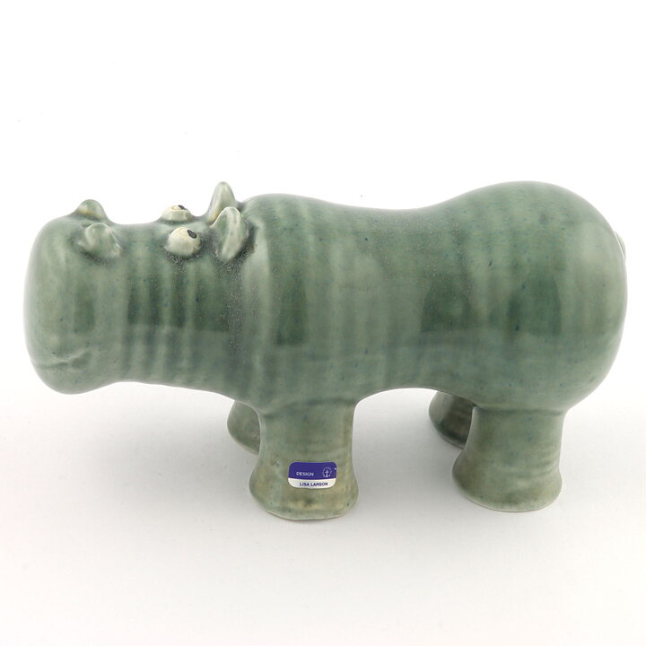 リサラーソン   カバ Stora Zoo Flodhast　大きな動物園 シリーズ  18/9cm (1)