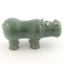 リサラーソン   カバ Stora Zoo Flodhast　大きな動物園 シリーズ  18/9cm (1)