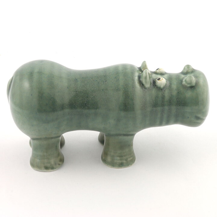 リサラーソン   カバ Stora Zoo Flodhast　大きな動物園 シリーズ  18/9cm (1)