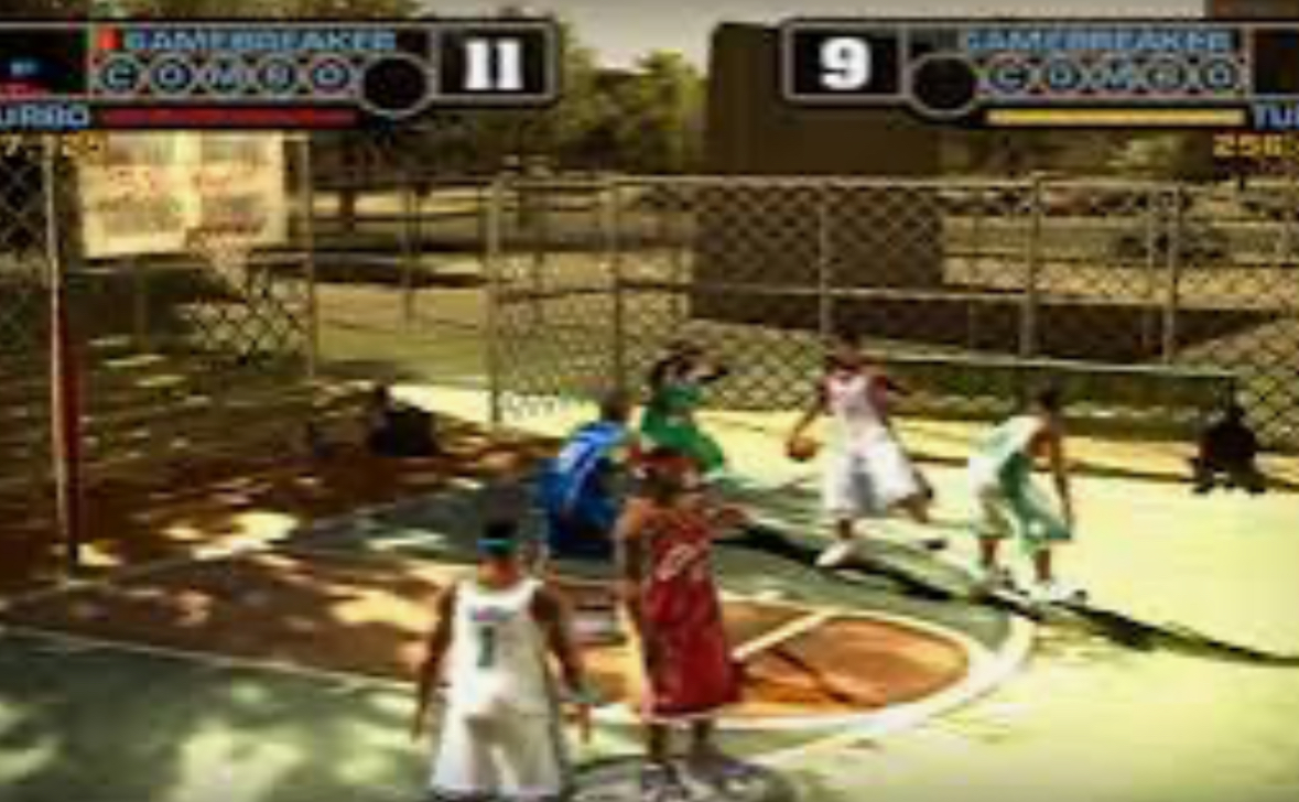 NBA Street V3 med Super Mario - GC - 3