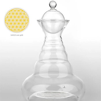 Vital Water Caraf Golden Alladin With Fol Gold -- 1300 Ml