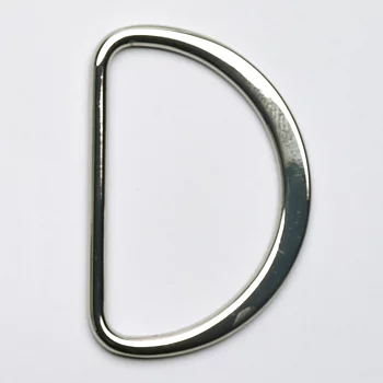 D-ring - Flat - Silver (30mm)