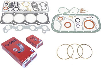 Renoveringssats Volvo B230 packningar lager ringar insprut/turbo sen modell med 63mm ramtapp 
