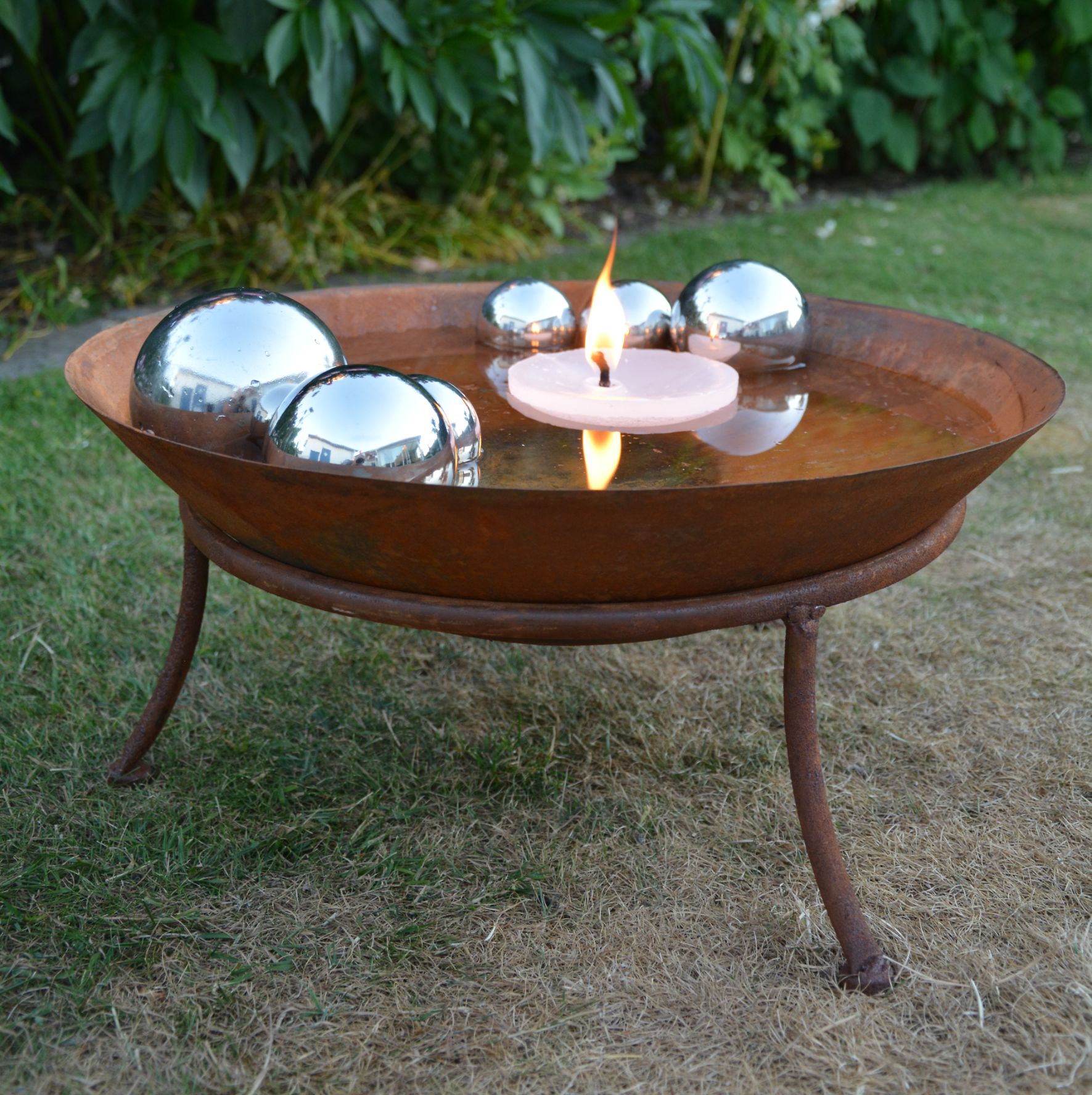 KLOT / silverklot 10 cm. Silverkula i rostfritt