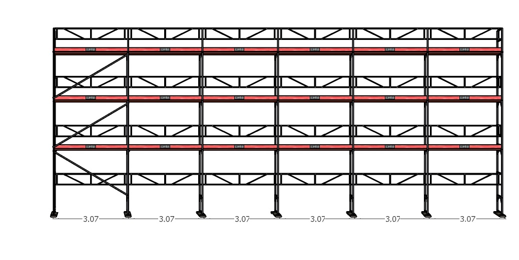 Ramställningspaket  (18x8m)