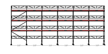 Ramställningspaket  (18x8m)