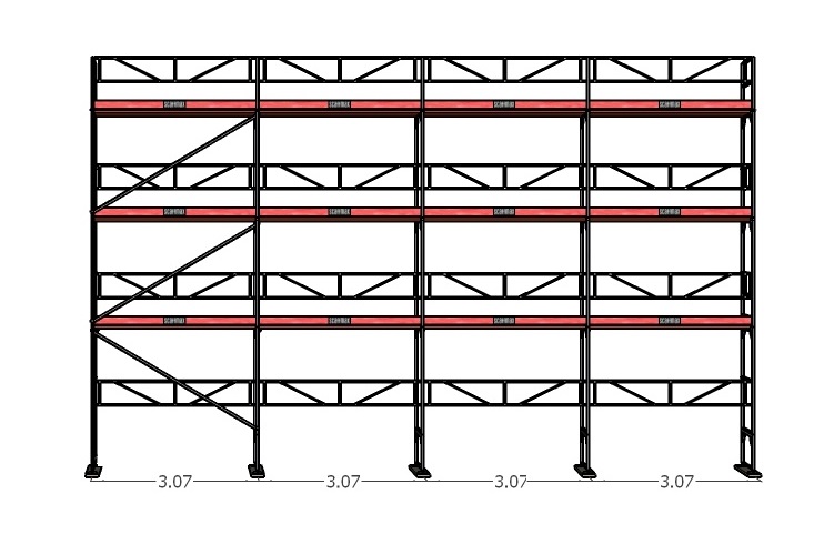Ramställningspaket  (12x8m)