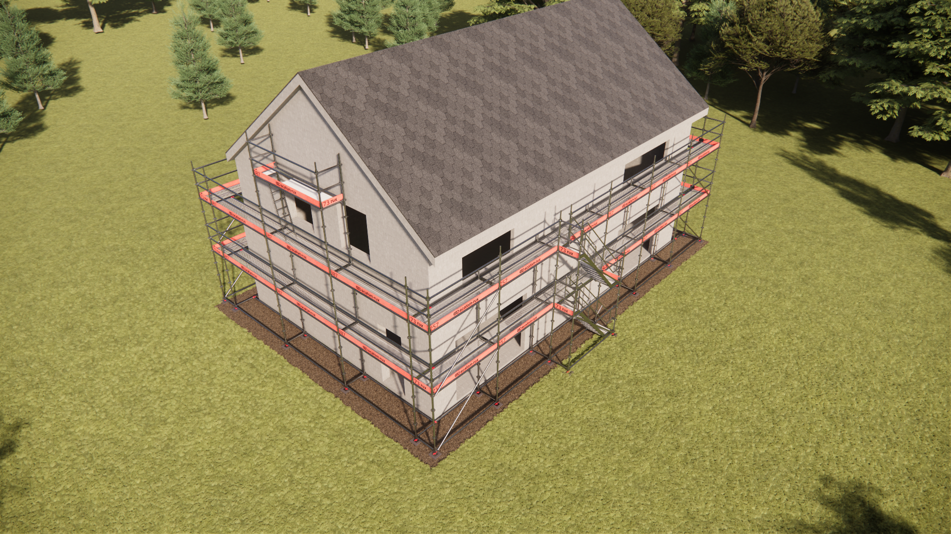 Modulaarinen paketti Koko huvila 354m2 - 3