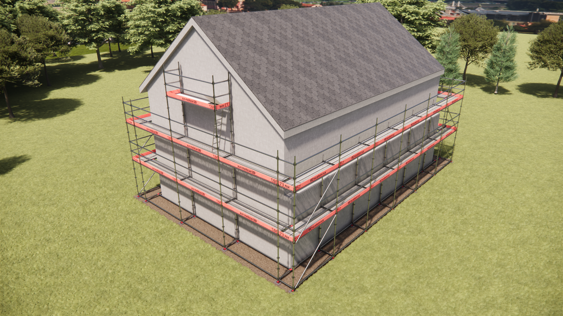 Modulaarinen paketti Koko huvila 354m2 - 2