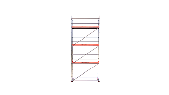 Modulställningspaket  (3 x 8m)