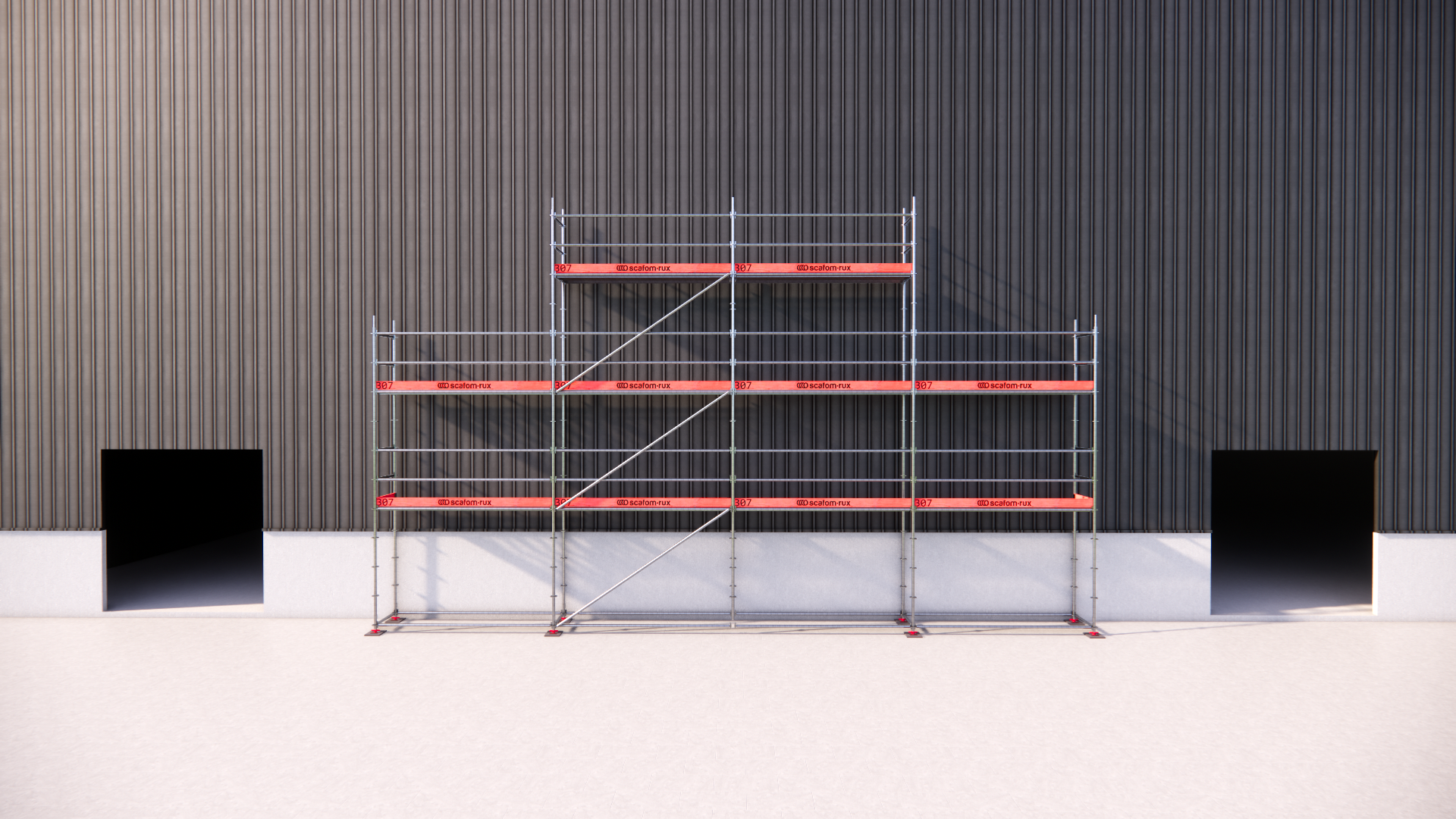 Modulställningspaket  (12x 6m + gaveltopp) - 6