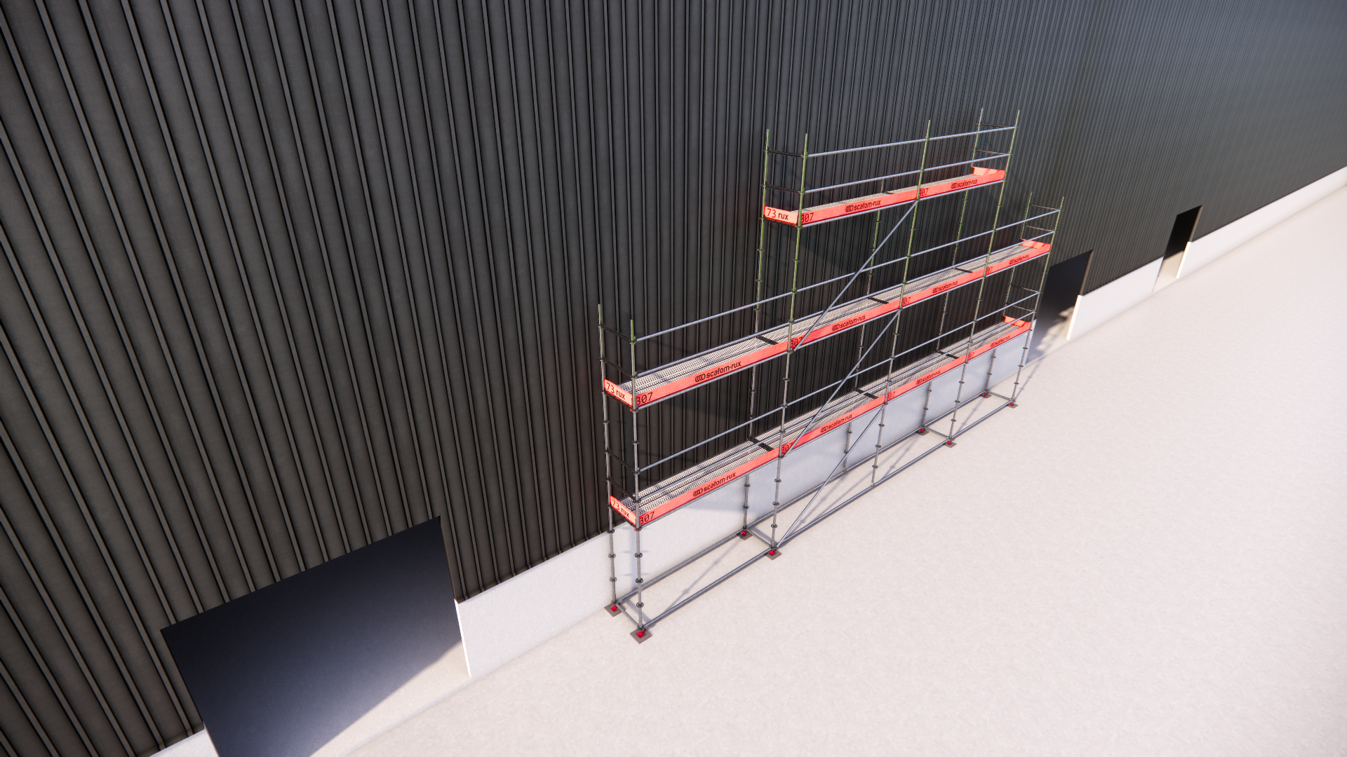 Modulställningspaket  (12x 6m + gaveltopp) - 3