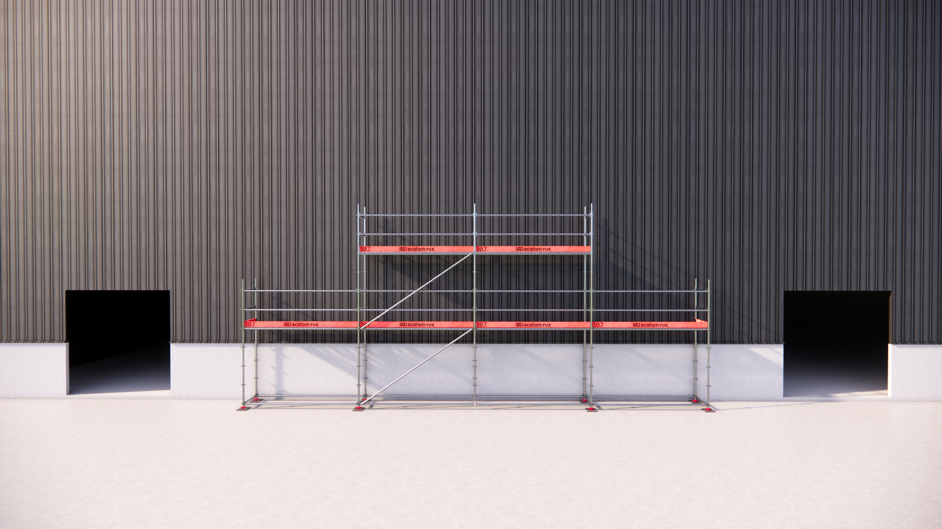 Modulställningspaket  (12 x 4m + gaveltopp) - 3