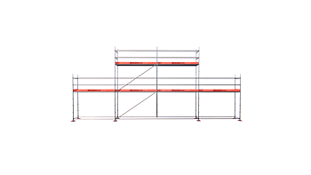 Modulställningspaket  (12 x 4m + gaveltopp)