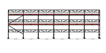 Ramställningspaket  (18x6m)