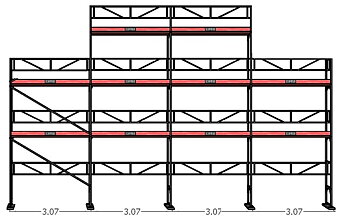 Ramställningspaket  (12x6m +dubbeltopp)
