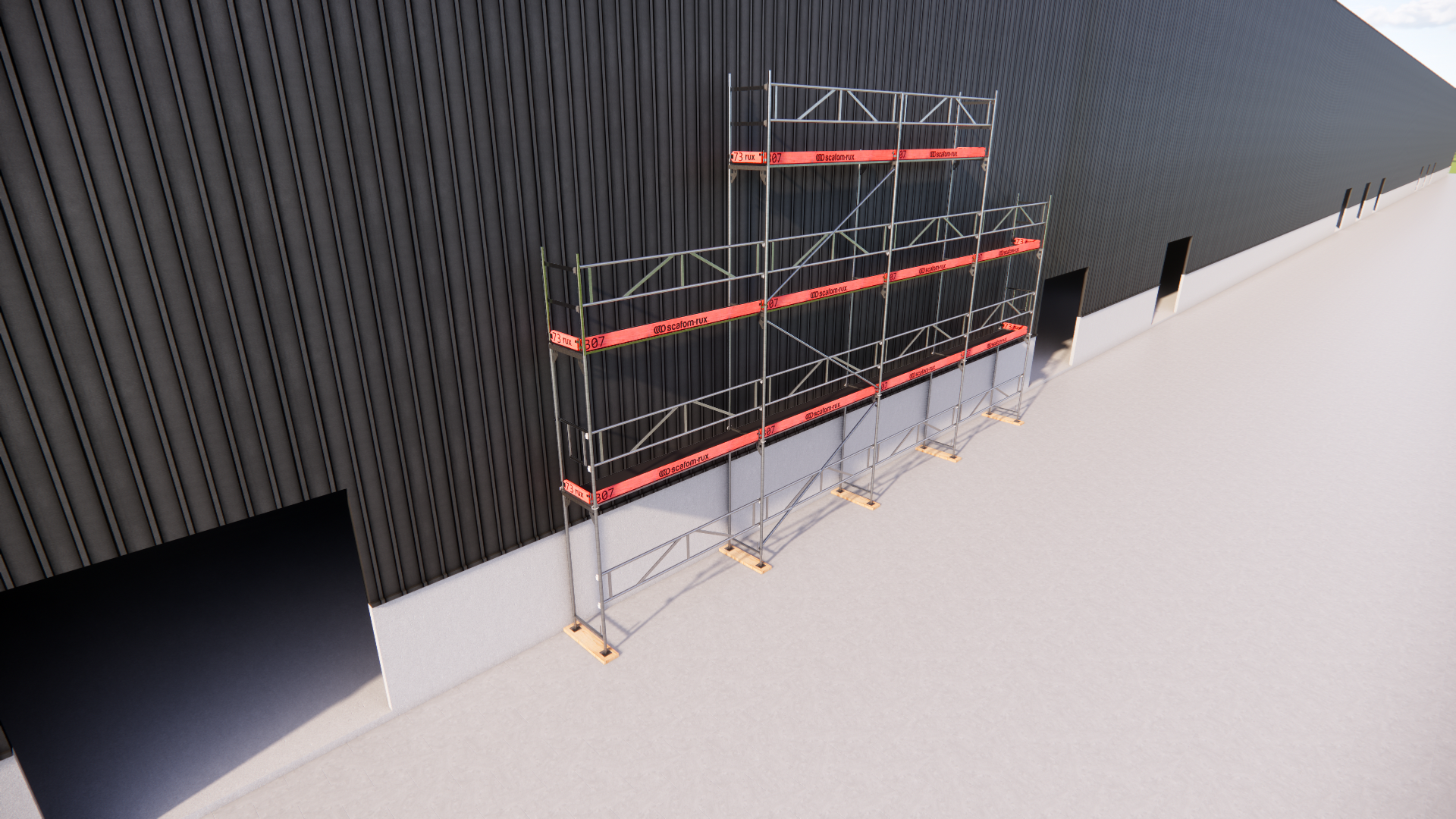 Ramställningspaket  (12x6m +dubbeltopp) - 4
