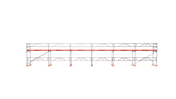 Ramställningspaket  (18 x 4m)